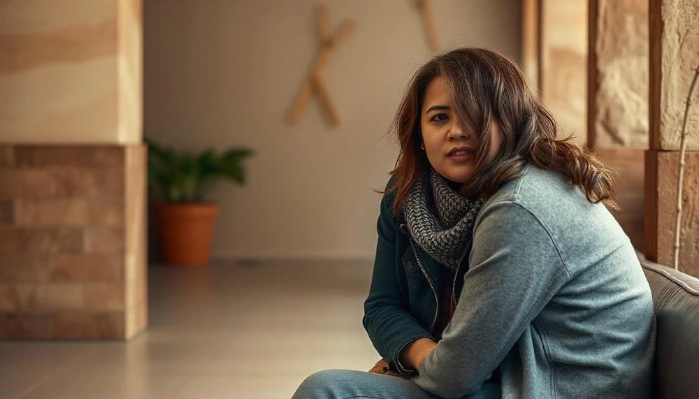 Una mujer hablando con un banquero en un banco Una mujer hablando con un banquero en un banco